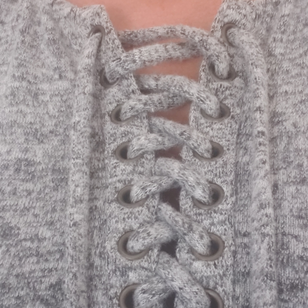 MOVING SALE Lucky Brand Small Stretch Grey Sweater